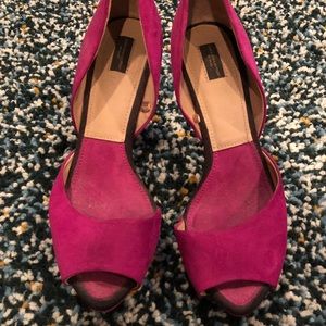 Zara Fuchsia heels!